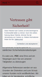 Mobile Screenshot of bewachungsdienst.net